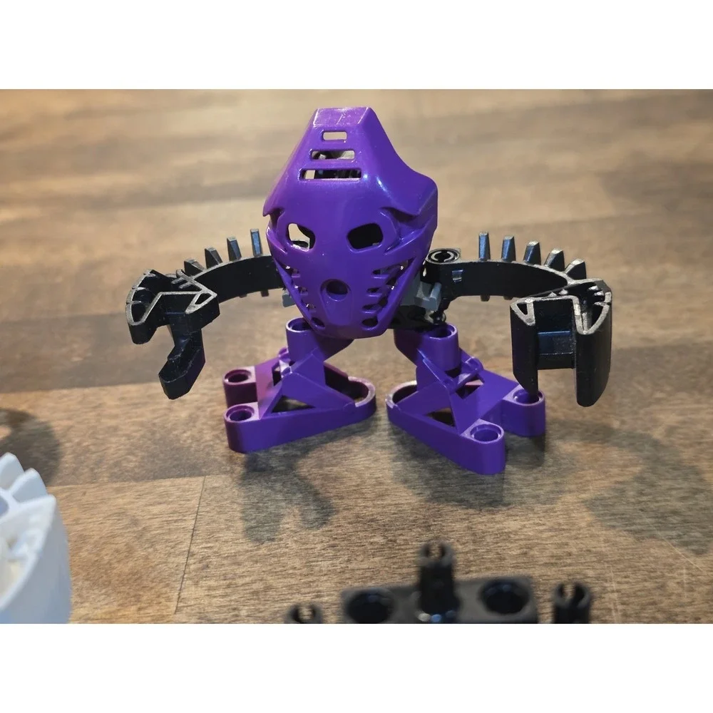 2001 McDonalds Lego Bionicle TOHUNGA Lot 5 Complete + 8 Discs + Parts!!